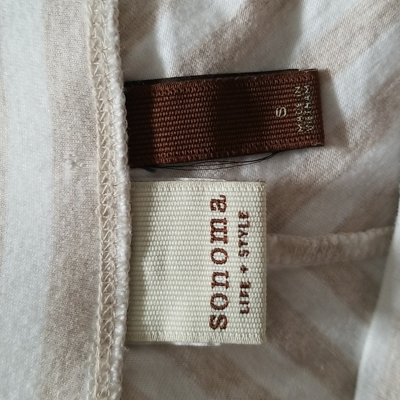 Sonoma Life+Style Maxi Skirt Tan/Cream Sz. S - Picture 3 of 5